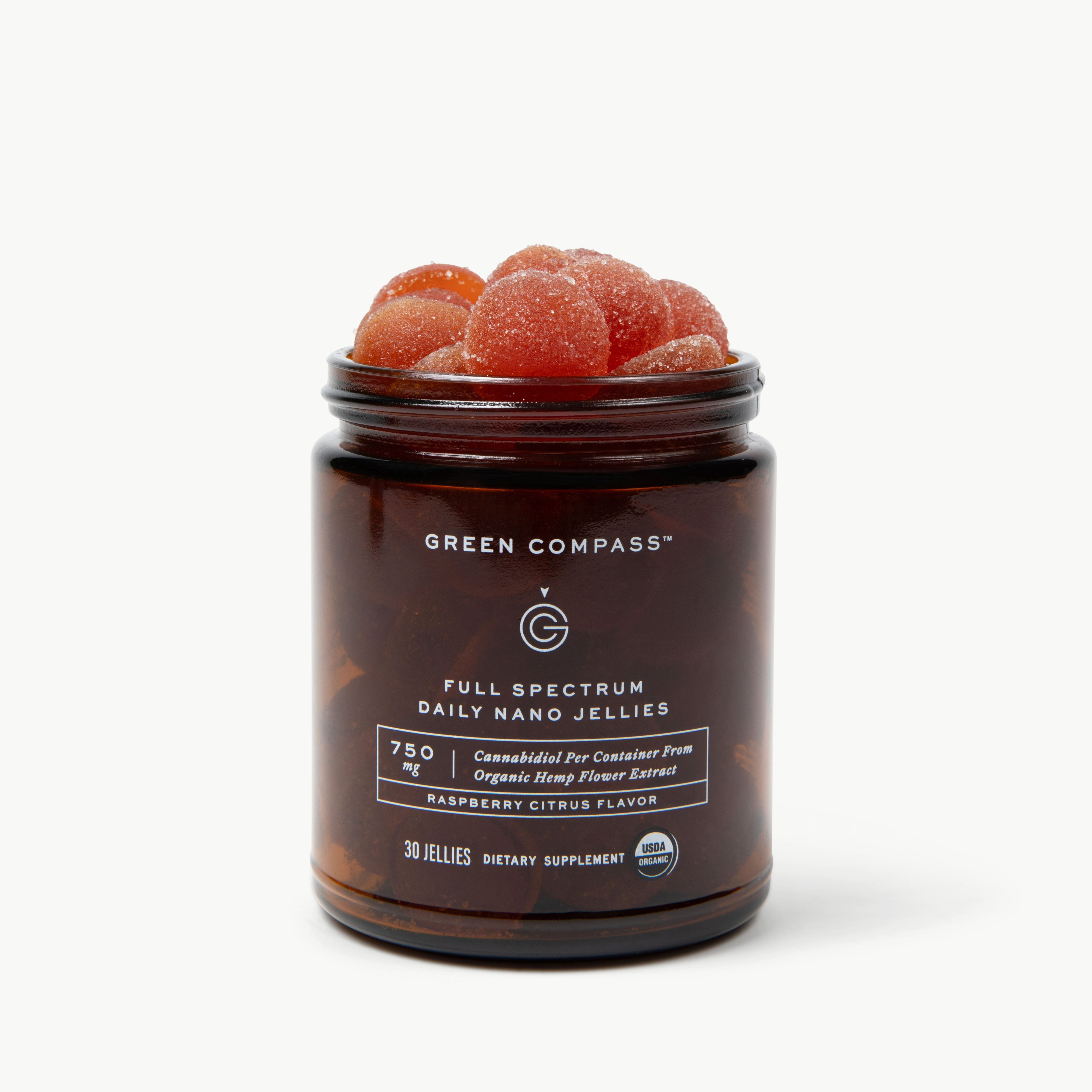 Organic Full Spectrum Daily Nano Jellies – Green Compass