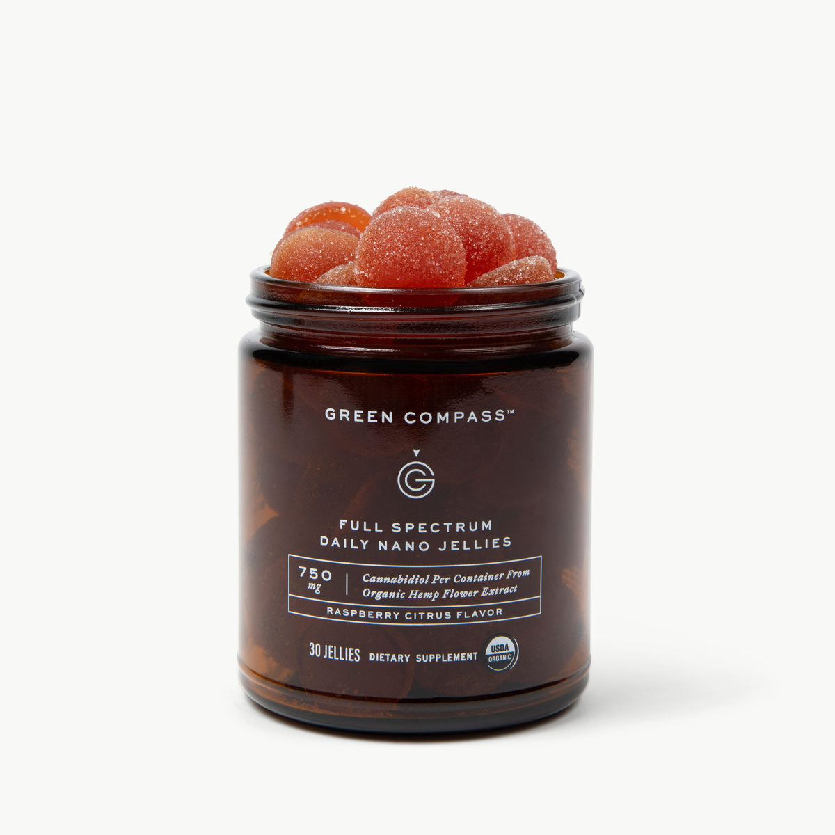 DeliciousTaylormade JM グリーンバースト Organic Full Spectrum Daily Nano Jellies – Green Compass