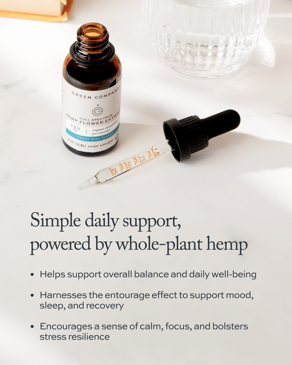 Organic Full Spectrum Tinctures – Green Compass