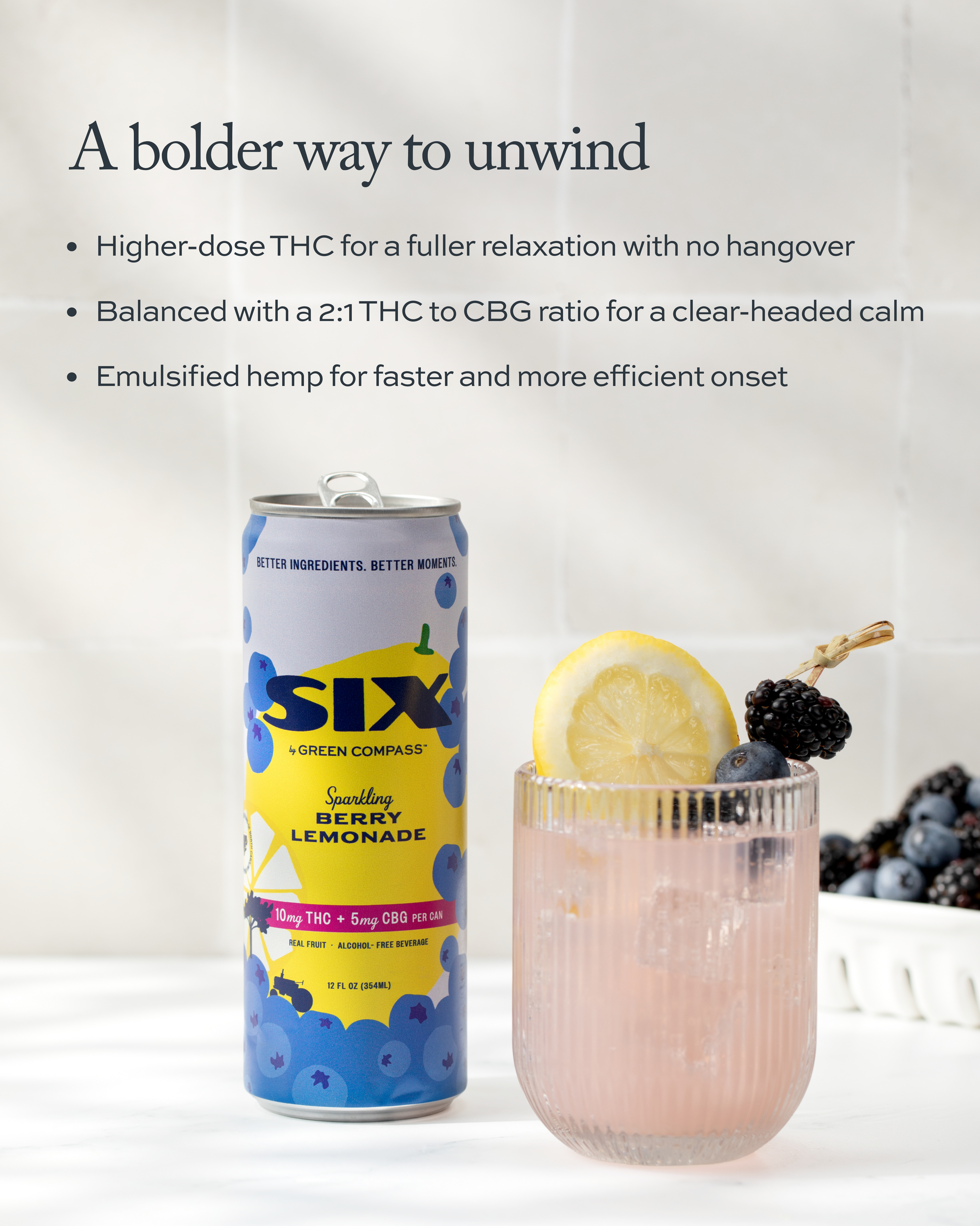 SIX Sparkling Berry Lemonade