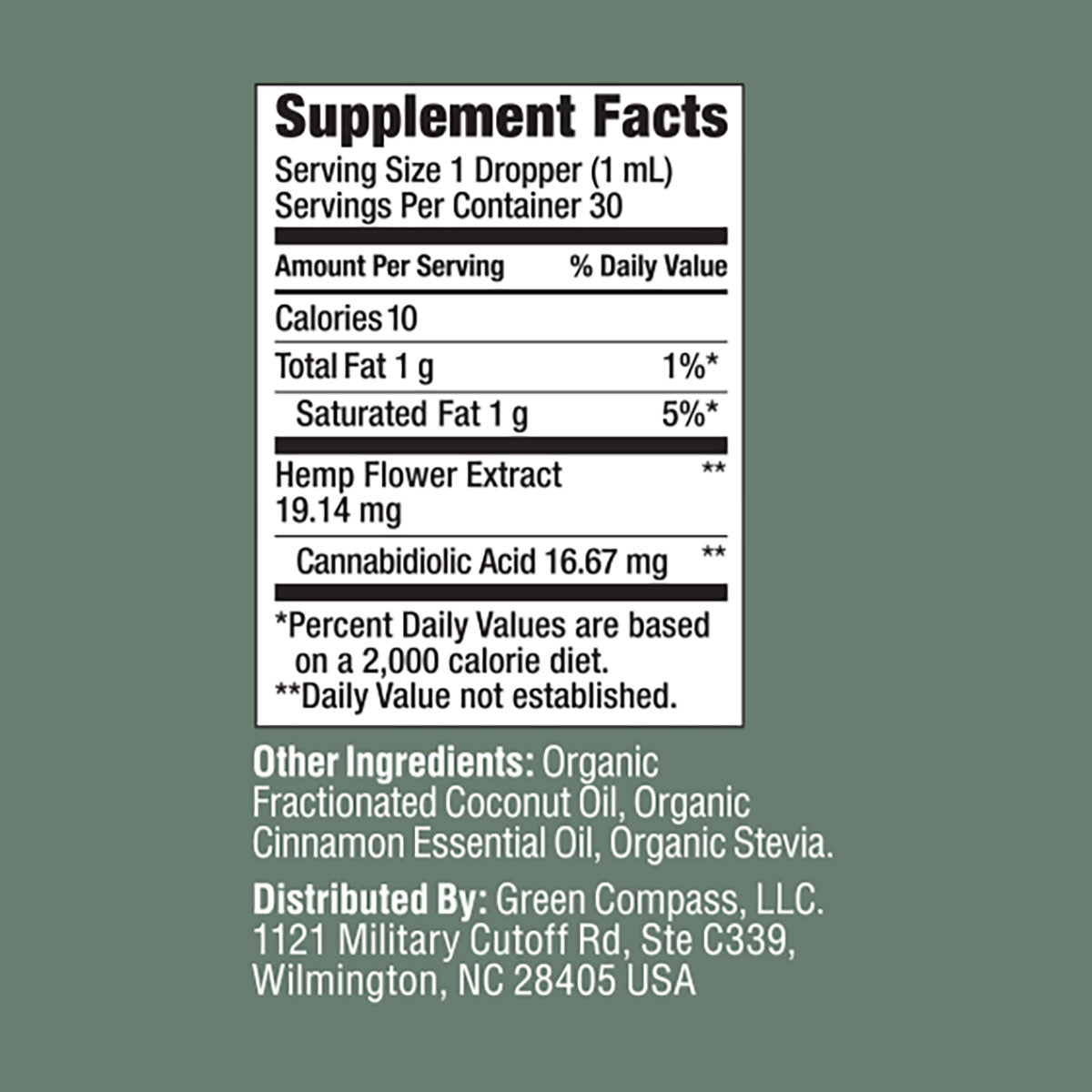 Organic CBDA Isolate – Green Compass