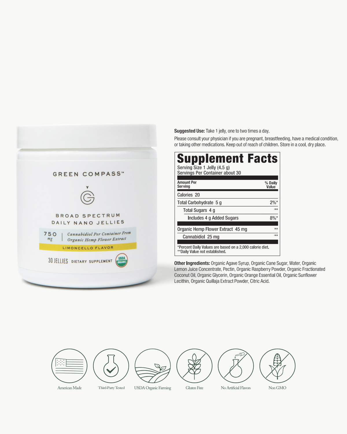 Broad Spectrum Daily Nano Jellies – Green Compass
