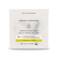 Organic Broad Spectrum Jellies Limoncello Sample 10 pack