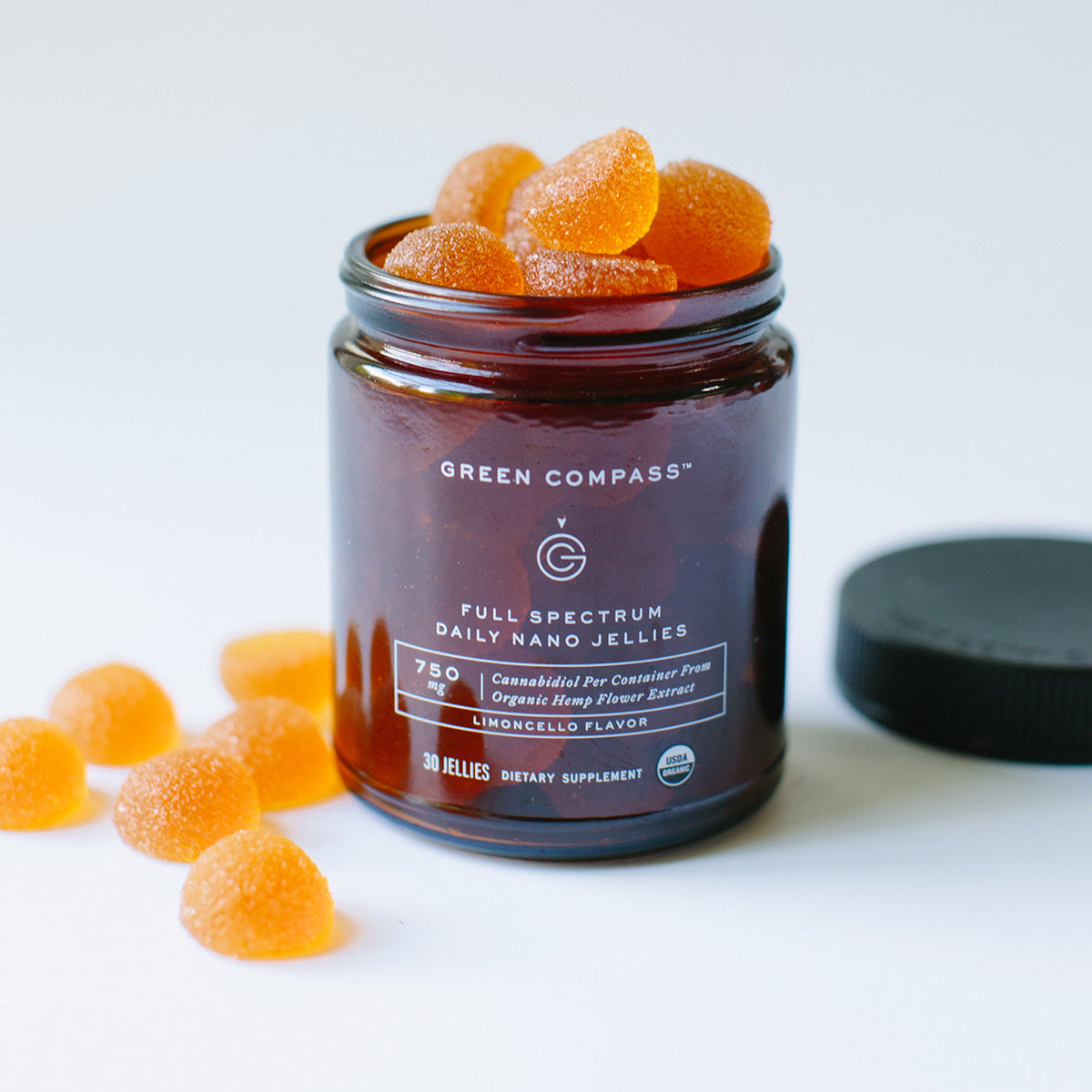 Organic Full Spectrum Daily Nano Jellies – Green Compass