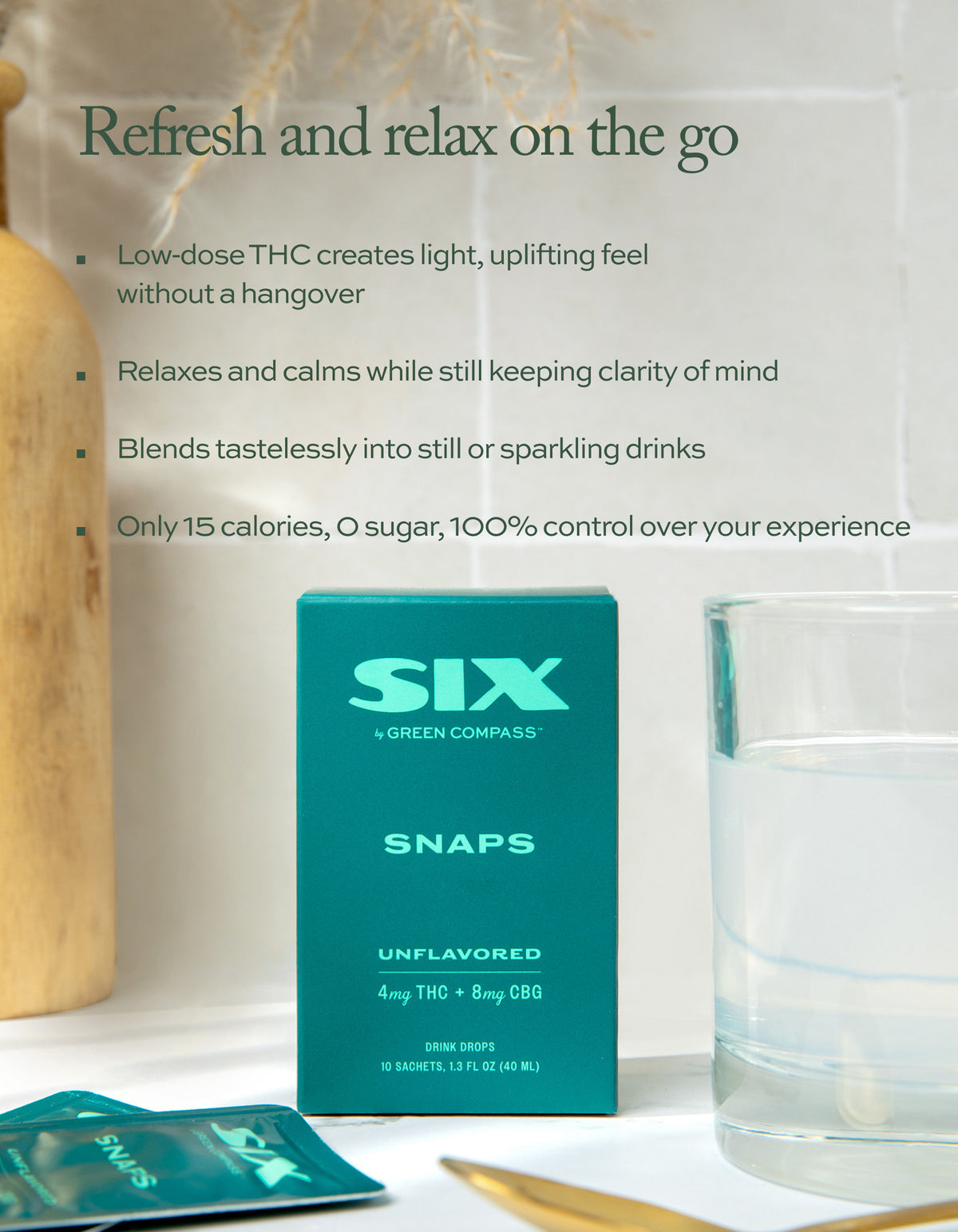 SIX Snaps Drink Drops (10-Count)