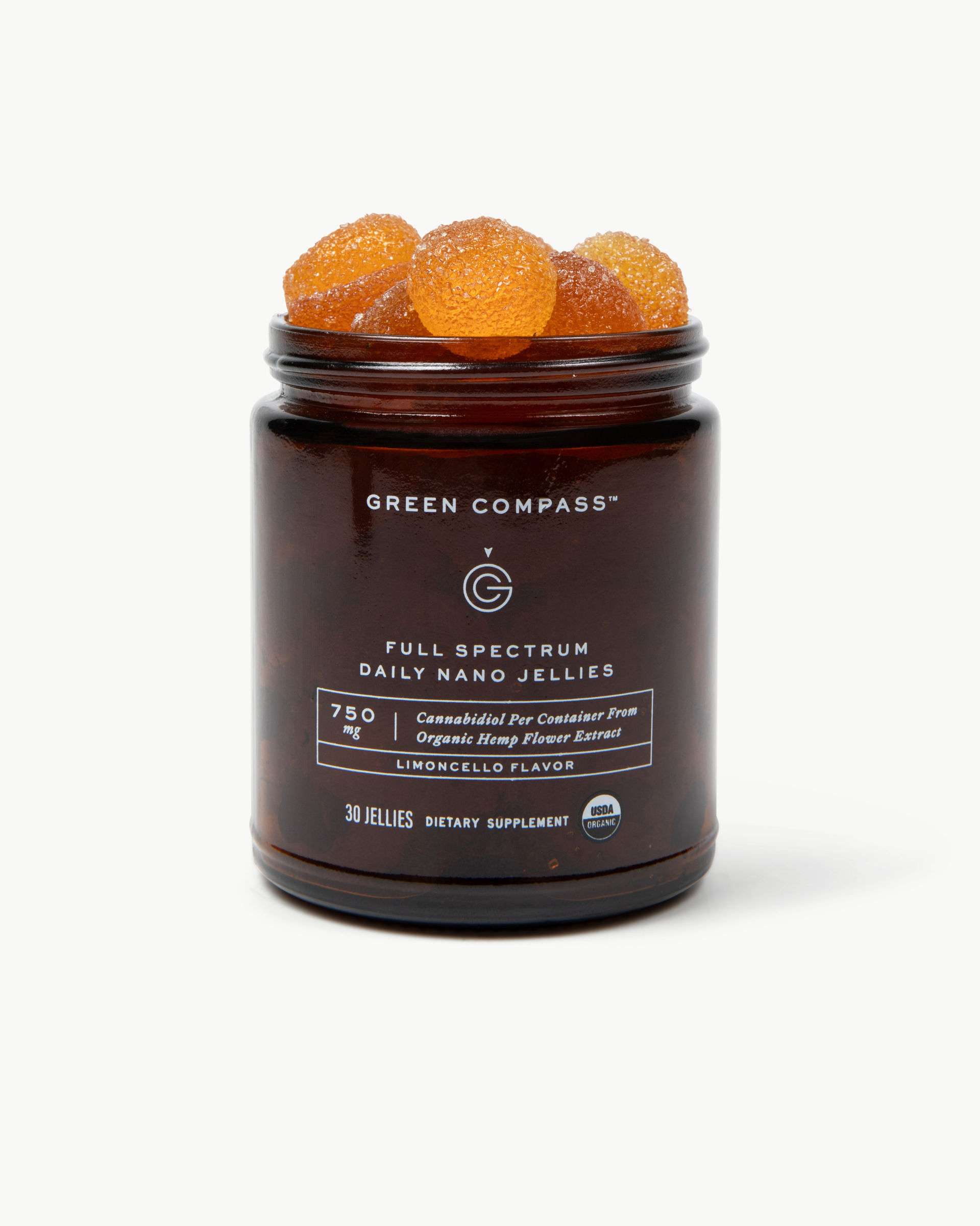 Organic Full Spectrum Daily Nano Jellies – Green Compass